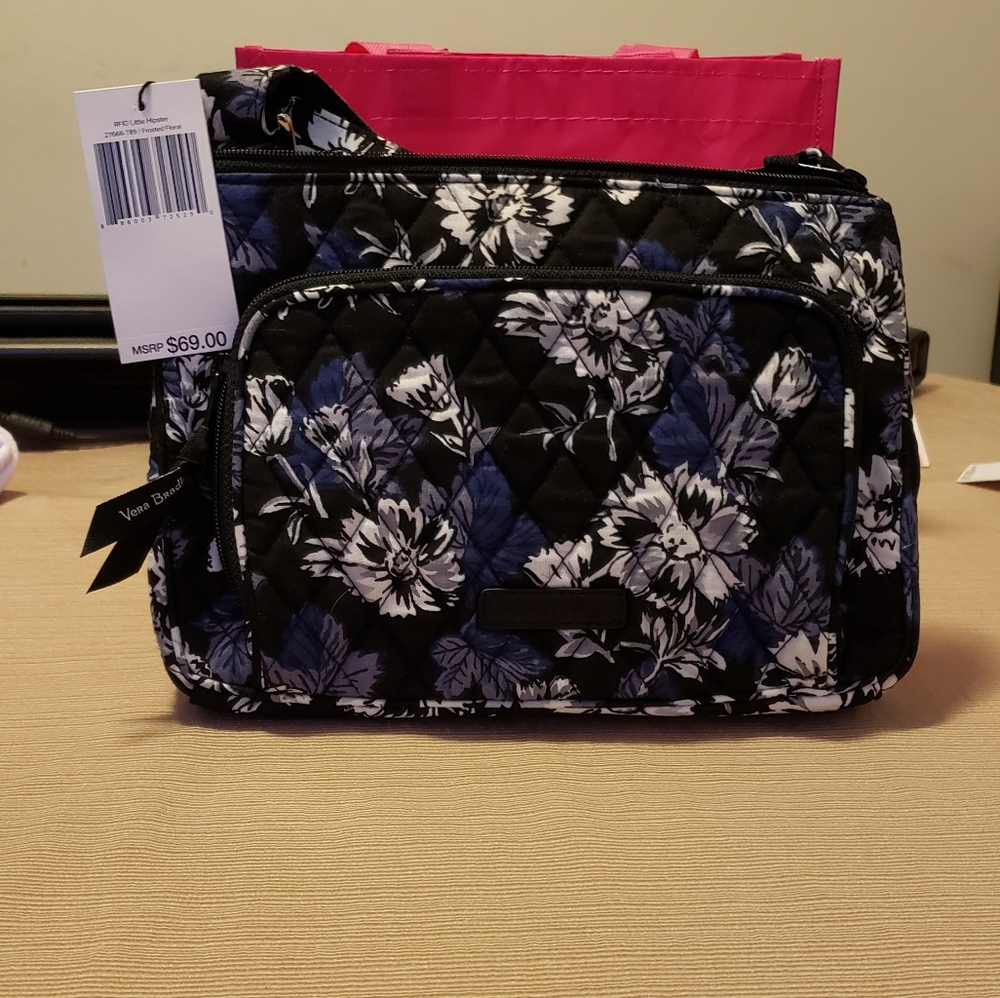 NWT Vera Bradley RFID Little Hipster w/ Gift Bag